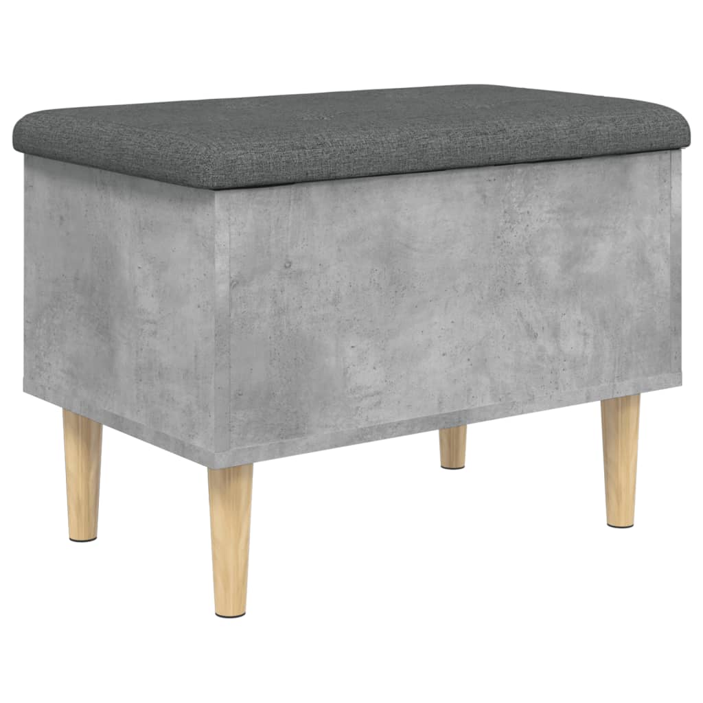 Skoskap Skohylle Skobenk Betonggrå 62x42x46 cmr