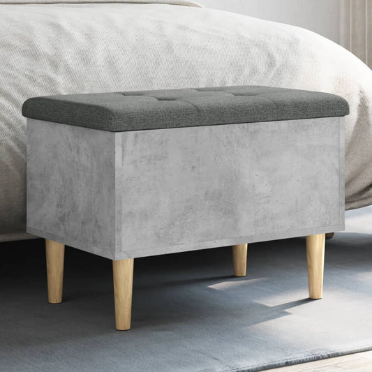 Skoskap Skohylle Skobenk Betonggrå 62x42x46 cmr
