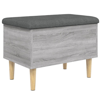 Oppbevaringsbenk Sonoma Grå 62x42x46 cm