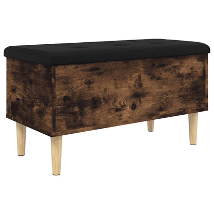 Oppbevaringsbenk Røyk Eik 82x42x46 cm
