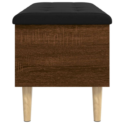 Oppbevaringsbenk Brun Eik 102x42x46 cm