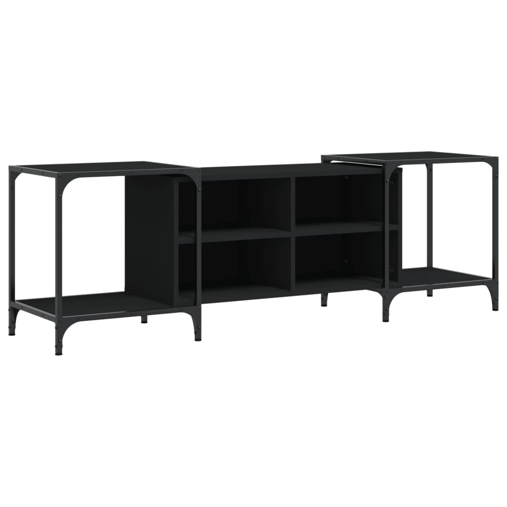 TV-Møbel Svart TV-benk 153x37x50 cm