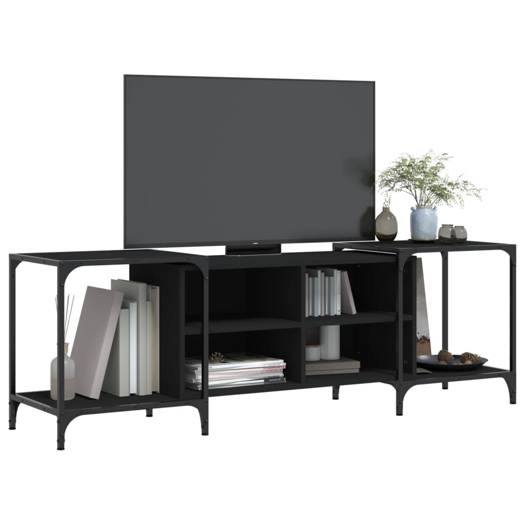 TV-Møbel Svart TV-benk 153x37x50 cm