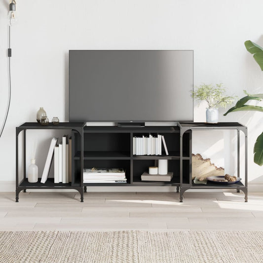 TV-Møbel Svart TV-benk 153x37x50 cm