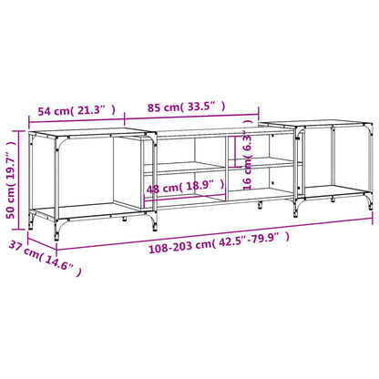 TV-Møbel Sonoma Eik TV-benk 203x37x50 cm