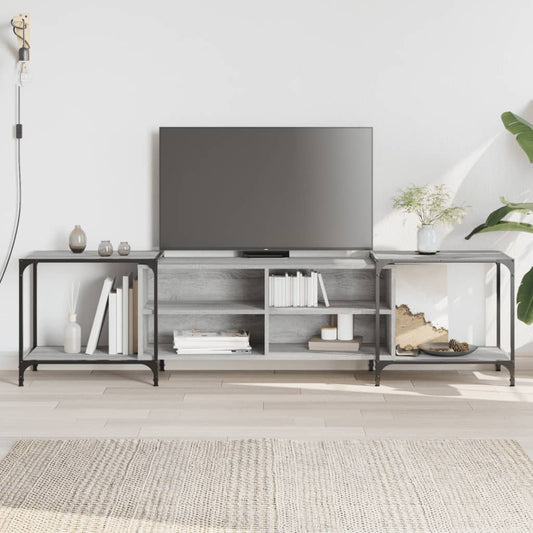 TV-Møbel Sonoma Grå TV-benk 203x37x50 cm