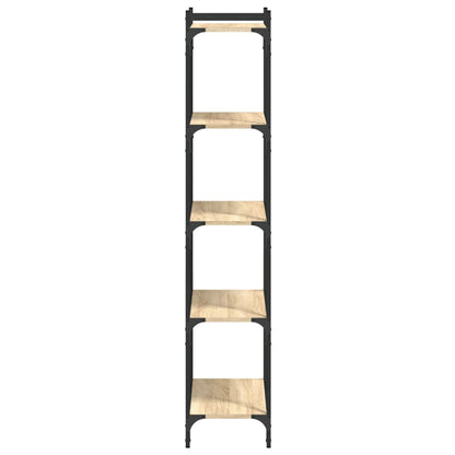 Bokhylle Sonoma Eik 5 etasjer 60x30x154 cm
