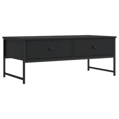 Salongbord Sofabord Svart 101x49x39,5 cm
