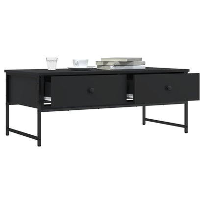 Salongbord Sofabord Svart 101x49x39,5 cm