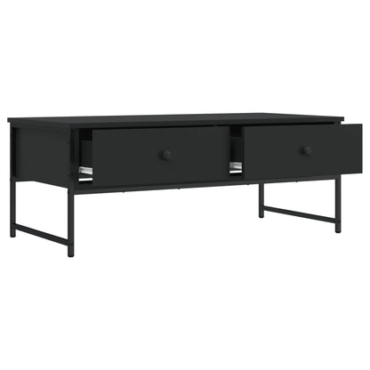 Salongbord Sofabord Svart 101x49x39,5 cm