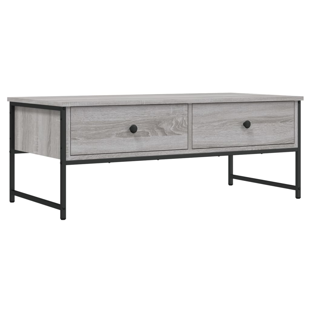 Salongbord Sofabord Sonoma Grå 101x49x39,5 cm