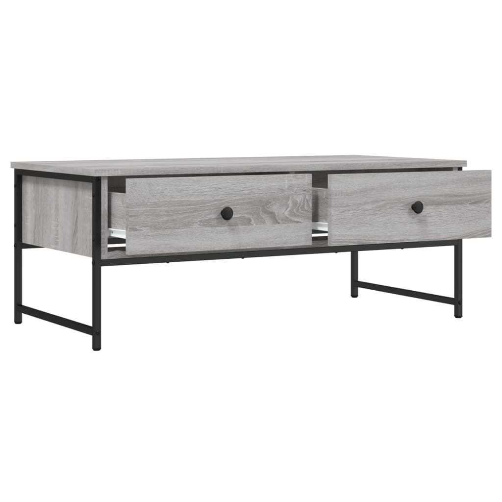 Salongbord Sofabord Sonoma Grå 101x49x39,5 cm