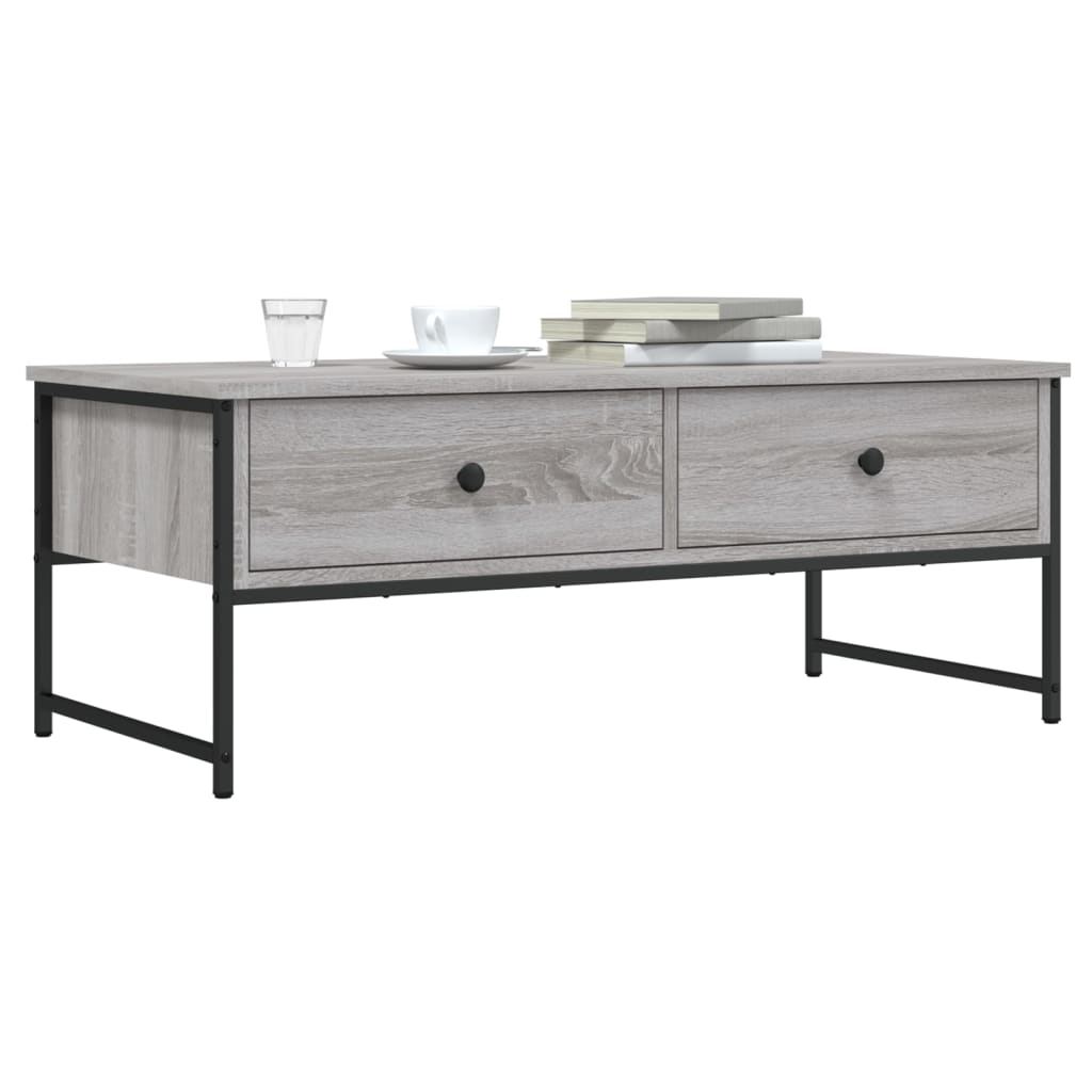 Salongbord Sofabord Sonoma Grå 101x49x39,5 cm