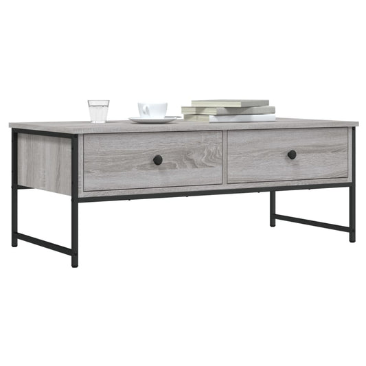 Salongbord Sofabord Sonoma Grå 101x49x39,5 cm