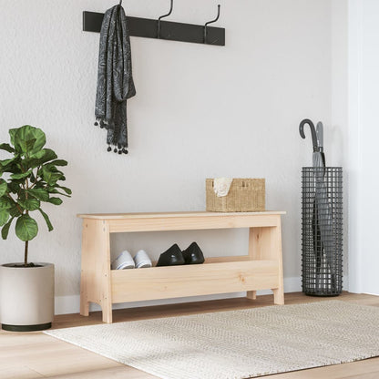 Sittebenk Gangbenk 100x28x45 cm heltre furu