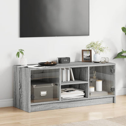 TV-Møbel Sonoma Grå TV-benk med dør 102x37x42 cm