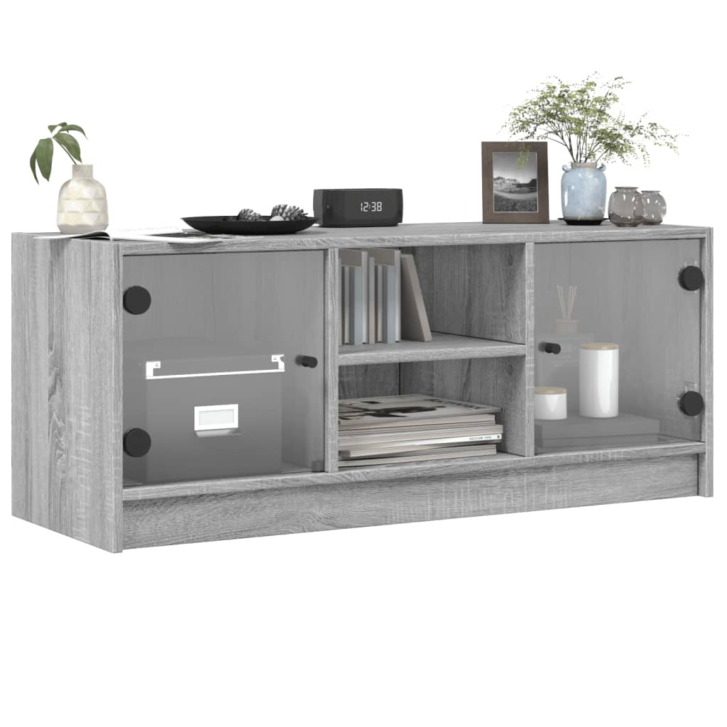 TV-Møbel Sonoma Grå TV-benk med dør 102x37x42 cm