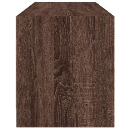 TV-Møbel Brun Eik TV-benk med dør 102x37x42 cm