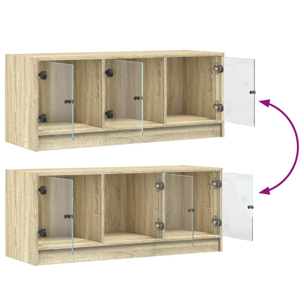 TV-Møbel Sonoma Eik TV-benk med dør 102x37x42 cm