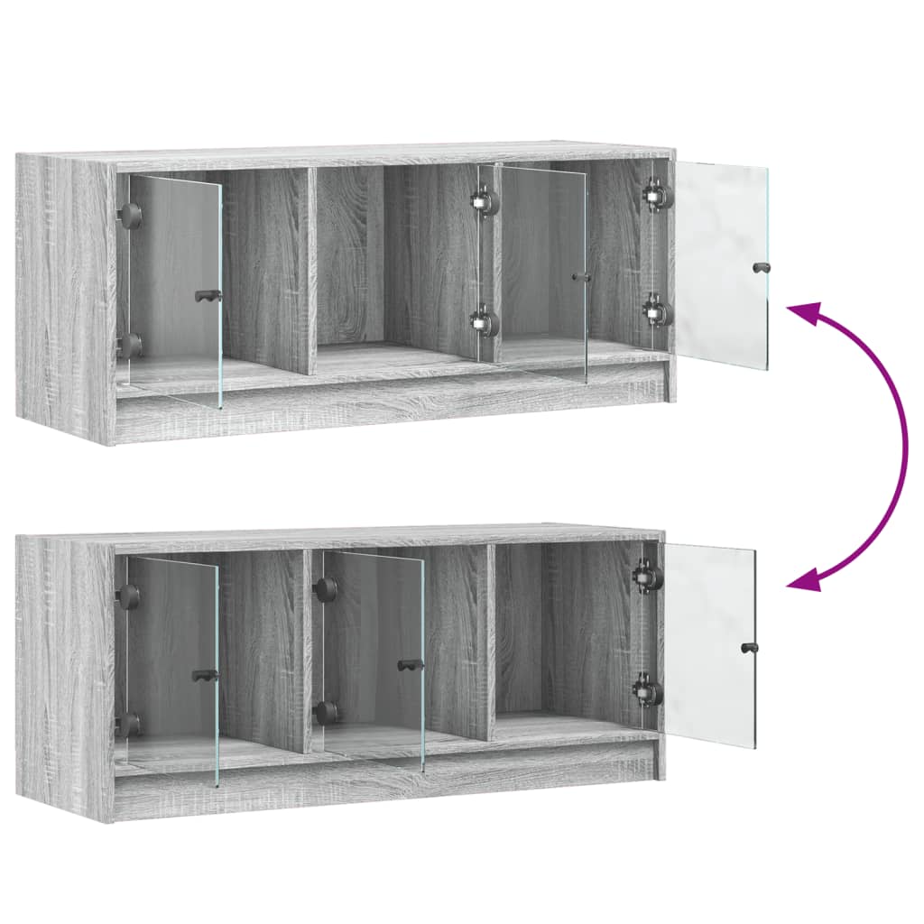 TV-Møbel Sonoma Grå TV-benk med dør 102x37x42 cm