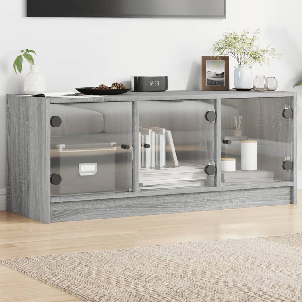 TV-Møbel Sonoma Grå TV-benk med dør 102x37x42 cm