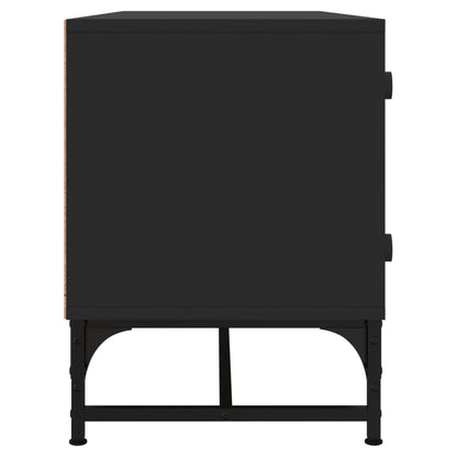 TV-Møbel Svart TV-benk med dør 102x37x50 cm
