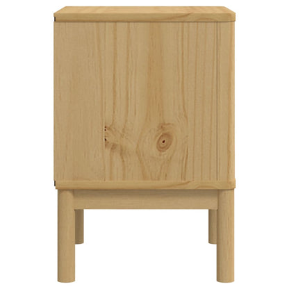 Nattbord Sengbord Tre Voksbrun 45x39x57 cm heltre furu