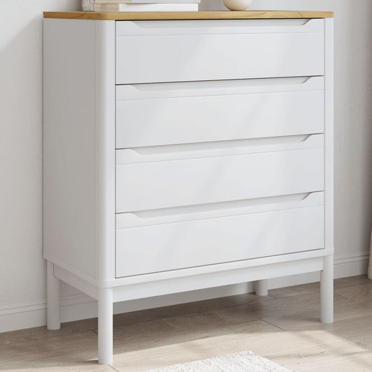 Kommode Hvit FLORO heltre furu