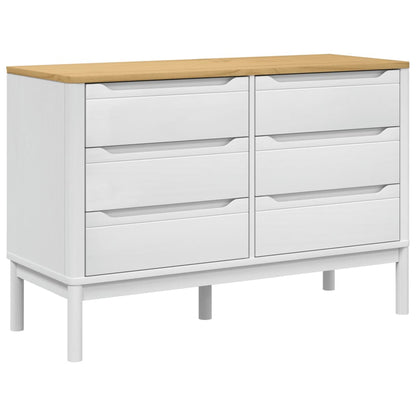 Kommode Hvit FLORO heltre furu
