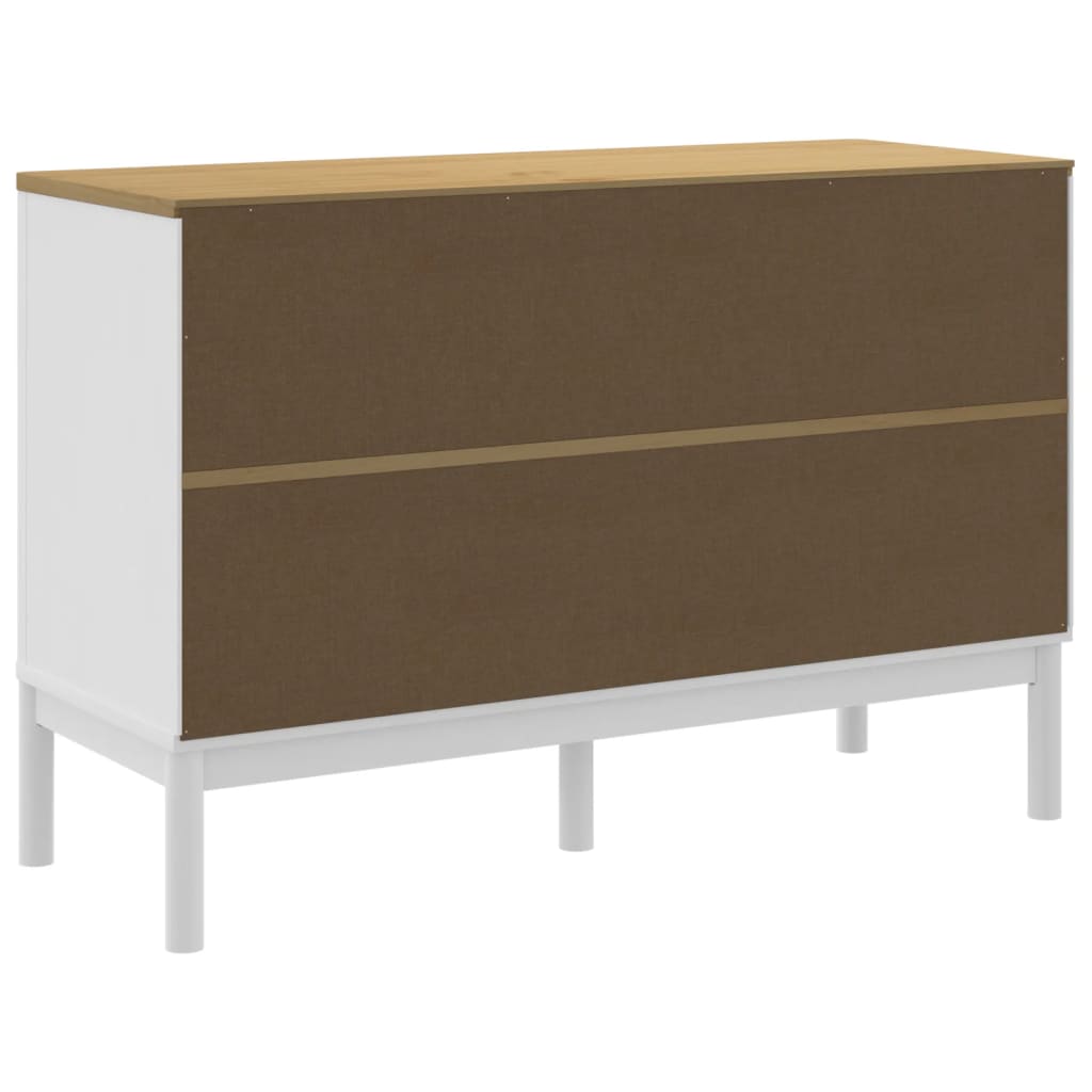Kommode Hvit FLORO heltre furu