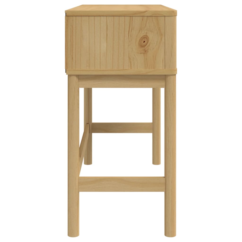 Avlastningsbord Konsollbord Tre FLORO Brun 89,5x36,5x73 cm heltre furu