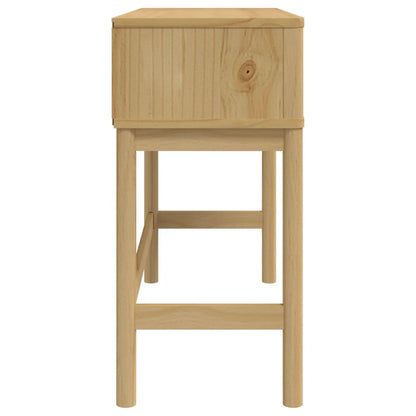 Avlastningsbord Konsollbord Tre FLORO Brun 89,5x36,5x73 cm heltre furu
