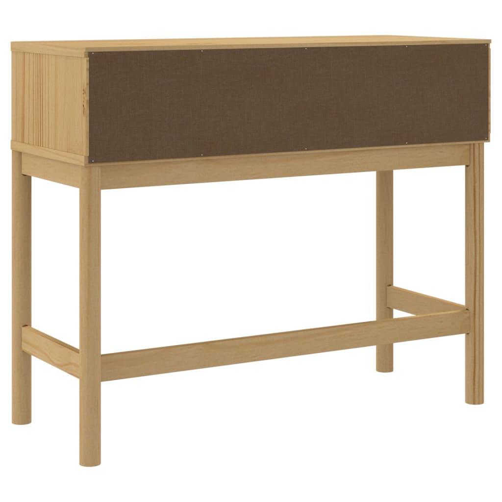 Avlastningsbord Konsollbord Tre FLORO Brun 89,5x36,5x73 cm heltre furu
