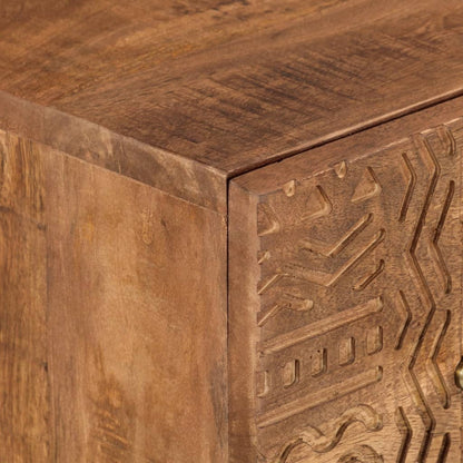 Kommode Tre 55x30x76 cm heltre mango og jern