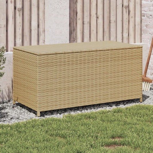 Putekasse Kunstrotting blandet beige 190L cm polyrotting