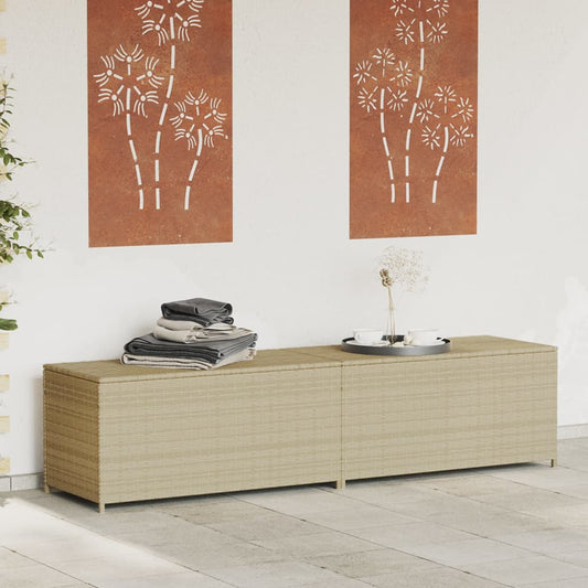 Putekasse Kunstrotting blandet beige 469L cm polyrotting