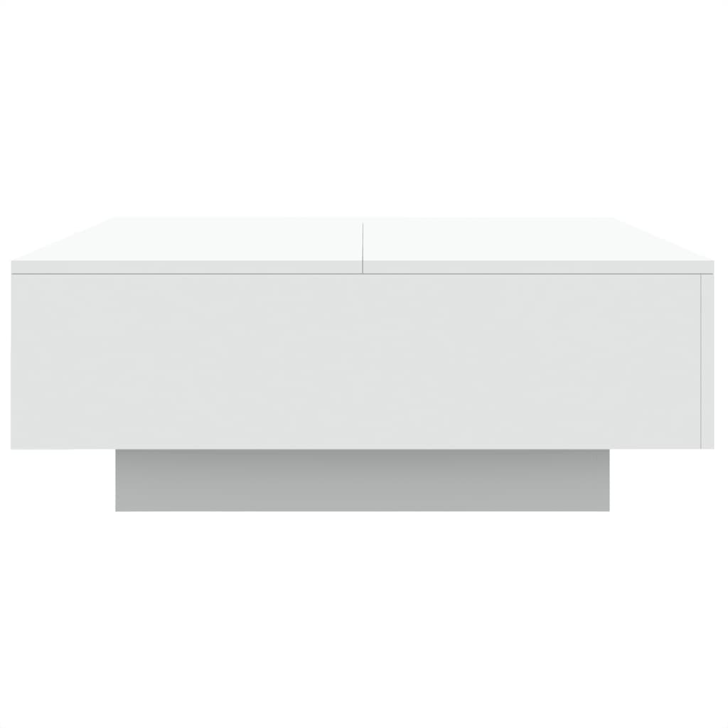 Salongbord Sofabord Hvit 80x80x31 cm