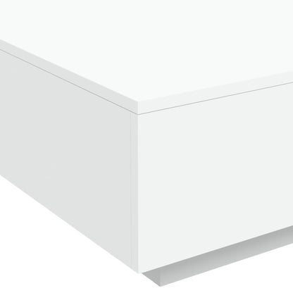Salongbord Sofabord Hvit 80x80x31 cm