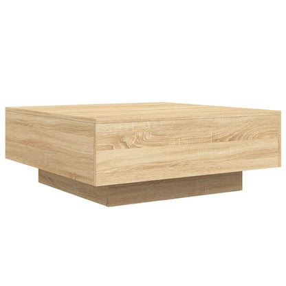 Salongbord Sofabord Sonoma Eik 80x80x31 cm