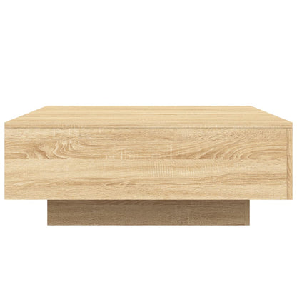 Salongbord Sofabord Sonoma Eik 80x80x31 cm