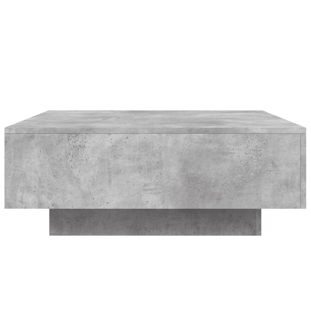 Salongbord Sofabord Betonggrå 80x80x31 cm