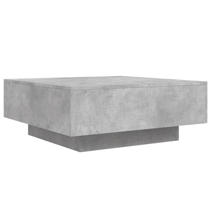 Salongbord Sofabord Betonggrå 80x80x31 cm