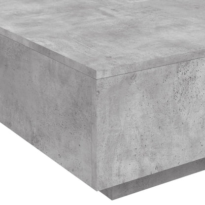 Salongbord Sofabord Betonggrå 80x80x31 cm