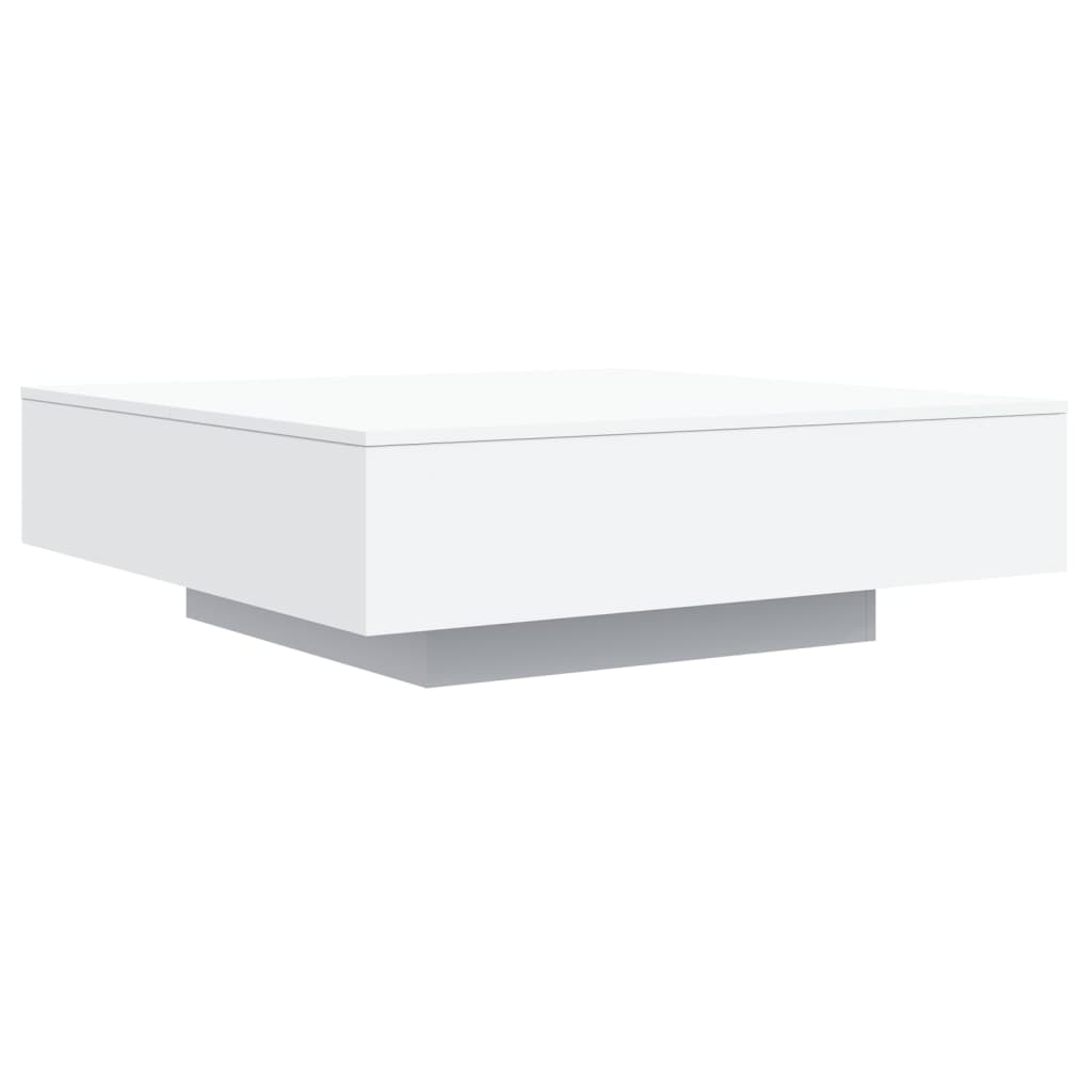 Salongbord Sofabord Hvit 100x100x31 cm