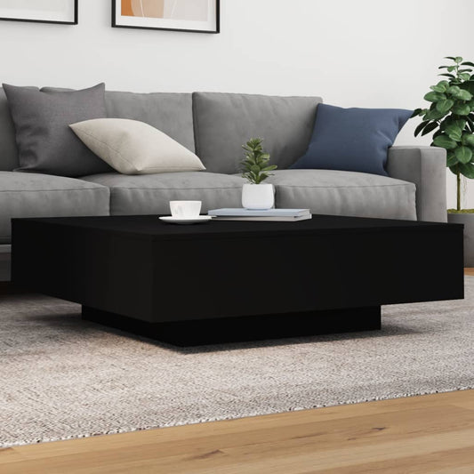 Salongbord Sofabord Svart 100x100x31 cm