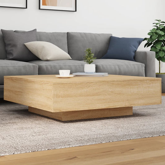 Salongbord Sofabord Sonoma Eik 100x100x31 cm