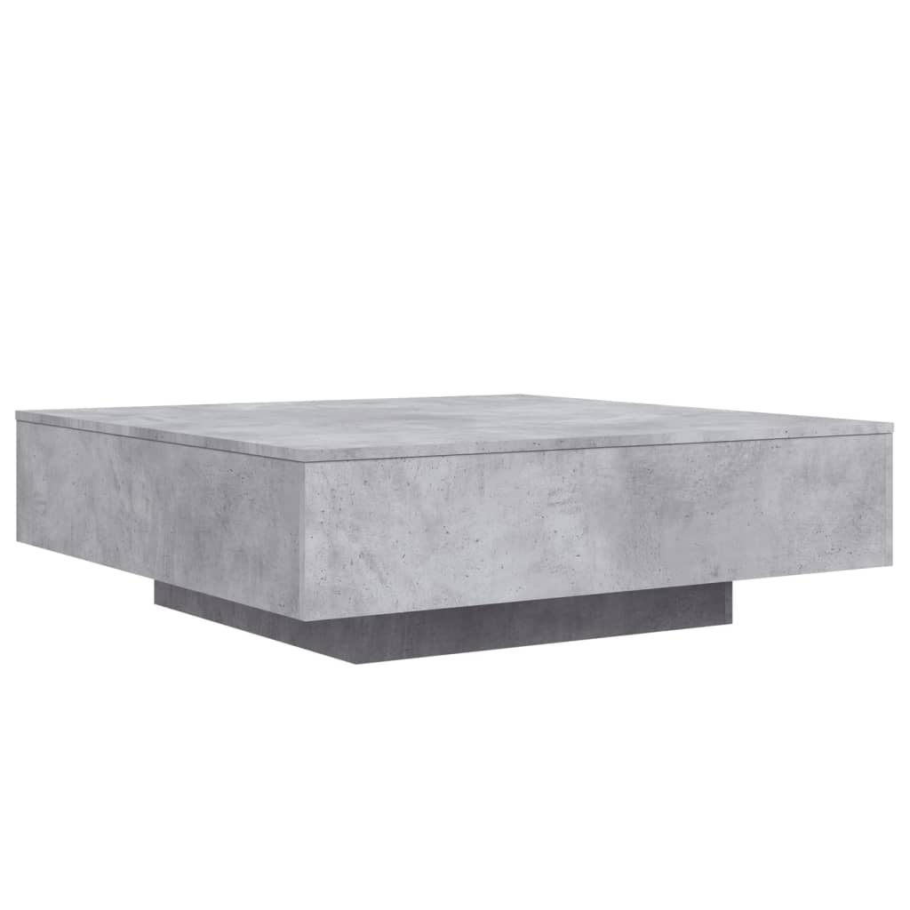 Salongbord Sofabord Betonggrå 100x100x31 cm