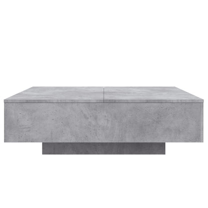 Salongbord Sofabord Betonggrå 100x100x31 cm