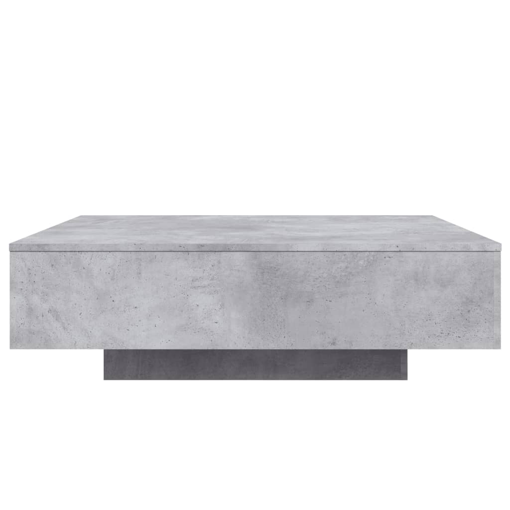 Salongbord Sofabord Betonggrå 100x100x31 cm
