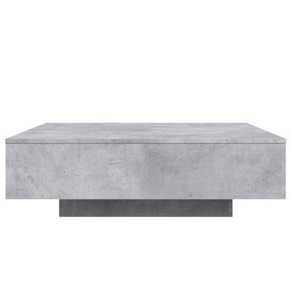 Salongbord Sofabord Betonggrå 100x100x31 cm